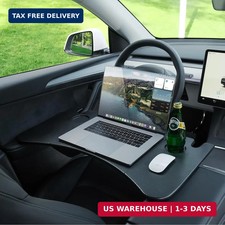 YONZEE Foldable Desk Food Tray (Carbon Edition) for Tesla Model Y Model 3 S X Y picture