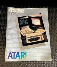 RARE Atari Home Computers 400/800 XL XE Product Catalog 32 Pages Vintage 1982  picture