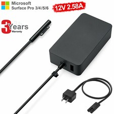 36W For Microsoft Surface Pro 4 3 1625 Power Supply Adapter 12V 2.58A Charger A+ picture