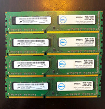 Dell Certified Memory 16GB (4x4GB) DDR3 PC3-10600U 240-Pin DIMM Non-ECC UNTESTED picture