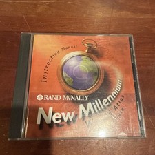 Rand McNally New Millennium World Atlas Deluxe Vintage Classic PC CD-ROM App picture