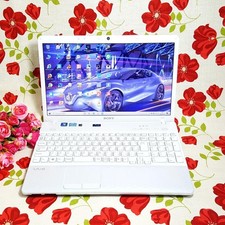 SONY VAIO 8GB 256GB SSD Windows 11 15.6in White Laptop Used Notebook PC Used picture