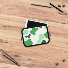 Green Camouflage, Cow print, Splatter Bag Case Computer Laptop Sleeve picture