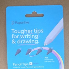 Paperlike Durable Charcoal Stylus Tips for Apple Pencil All Generations 4 Pack picture