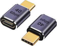 USB C Extender Adapter 2 Pack USB-C Male to Female Extension Connector picture