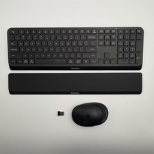 PHILIPS Bluetooth Keyboard and Mouse Combo, Ergonomic Design with Wrist Rest picture