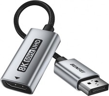 BENFEI DisplayPort 1.4 to HDMI 2.1 Adapter 8K@60Hz/4K@240Hz/1080P@480Hz, Unidire picture