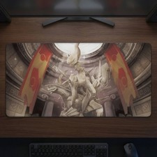 Arcues Dialga Palkia Tag Team Art Pokemon Playmat Card Game XXL Mousepad 35x16