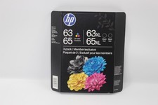 3 Pack HP 63/65 Tri-Color (1)  63/65XL Black (2) Ink Cartridge C1SE7BN 10/2027+ picture