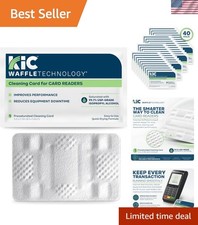 Cleaning Cards for Card Readers 40 Pack | Quick Drying Solution, For POS Term... picture