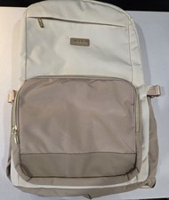 LOVEVOOK Laptop Backpack for Women with Pouch Pocket 18 Inch, Beige - Khaki picture
