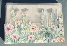 Textures Cactus Design 13 Inch MacBook Plastic Hardshell Laptop Case New In Box picture