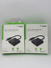 2x Belkin USB-C to HDMI Adapter + Charge (4K UHD MacBook Pro iPhone 17 16 pro picture