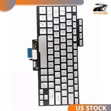 FIT FOR ASUS ROG Zephyrus GA401Q GA401U G14 GA401 New US Keyboard Backlit Silver picture