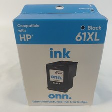 ONN Replacement Cartridge for HP 61XL Black picture