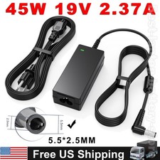 45W 19V 2.37A Laptop Charger AC Adapter Power Cord Supply For Toshiba Satellite picture
