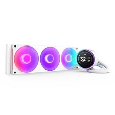 NZXT Kraken Elite RGB 360mm All-in-One Liquid CPU Cooler w/Display, White picture