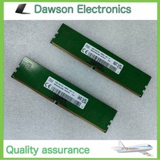 Used SK Hynix 2 X 16GB DDR4 3200MHzHyundai PC4-25600 288pin Desktop DIMM RAM picture