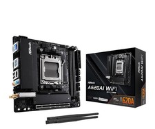 ASRock A620AI WiFi AMD AM5 Mini-ITX Motherboard, Supports AMD Ryzen 9000/8000... picture