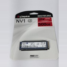 Kingston NV1 500GB NVMe PCIe Gen3 M.2 2280 SSD SNVS/500G New Sealed Retail picture