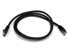 25 Pack Lot - 3ft CAT5e Ethernet Network LAN Router Patch Cable Cord Wire Black picture