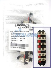 Corning CCH-CP12-91 Patch Panel, 6 SC Duplex OM1 Multimode 62.5 Adapters ~STSI picture