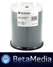 400 x Verbatim CD-R 52x blank discs - White Surface Inkjet Printable CD picture