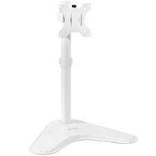 VIVO White Single LCD Monitor Adjustable Desk Stand, Fits 1 Screen picture