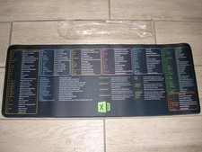 NEW Excel Cheat Sht Mouse Pad Extra Large Office Keyboard Shortcut Mousepad Desk picture