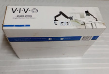 VIVO Single Monitor Pneumatic Arm Desk Mount Black Aluminum Adjustable to 32” picture