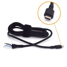 20pcs 1.8M/6ft Universal USB C Type C 3 wires Data Charger Pigtail Cord Cable picture
