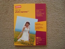 New Staples Photo Supreme Paper, 8 1/2