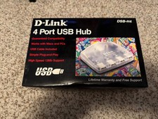 D-link 4 Port USB Hub DSB-H4, Mac & PC, New Sealed picture