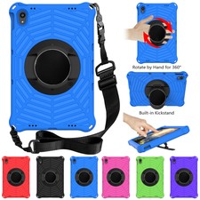 For Lenovo P11 TB-J606F Shockproof Armor Rubber Shoulder Strap EVA Case Cover picture