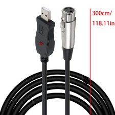 3M USB 2.0 Male to XLR Female Microphone Link Cable, USB Microphone Link Cable picture