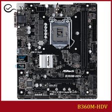 FOR ASROCK B360M-HDV LGA 1151 32GB DVI HDMI VGA Micro ATX Motherboard Test OK picture