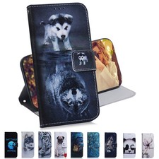 Wolf Dog Tiger Lion Wallet Cover Case for Nokia 5.4 2.4 6.2 Sharp Sense Wiko Y82 picture