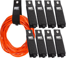 8 Pack Heavy Duty Large 13-Inch Extension Cord Storage Extendable Cable Ties Str picture