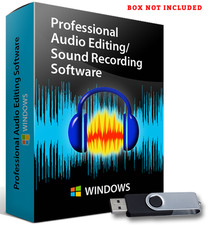 Audacity-Pro Audio-Music Studio Editing-Recording Software Program-Windows-Flash picture