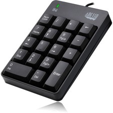 Adesso AKB-601UB - USB Spill Resistant 18-Key Numeric Keypad (akb601ub) picture