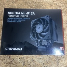 Noctua NH-U12A Chromax.Black 120mm Single-Tower CPU Cooler Black picture