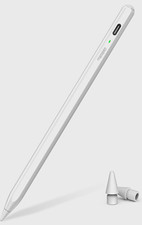 Metapen Pencil Air8 Stylus for iPad, White USB-C, Palm Rejection, LED picture