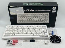 Keychron V1 Max QMK/VIA Custom Mechanical Keyboard - White picture