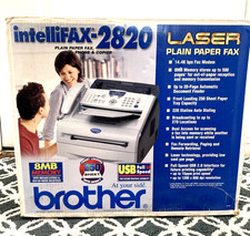Brother Printer Fax Machine Laser Intellifax 2820 New picture