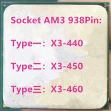 AMD X3-440 X3-450 X3-460  Triple-Core Socket AM3 Processor CPU picture