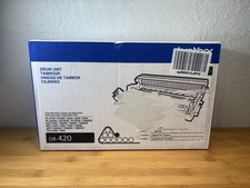 NEW GENUINE - BROTHER DR-420 DRUM UNIT - 12,000 PAGES - SEALED picture
