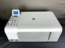 HP Photosmart C4100 All-In-One Inkjet Printer Scanner Copier Powers On picture