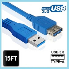 USB 2.0 3.0 Extension Extender Cable Cord USB A Male to Female 1-16FT HIGH SPEED picture