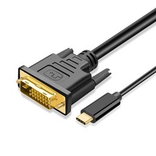 MMOBIEL USB-C to DVI Cable Adapter - Male USB-C to Male DVI-D Dual Link picture