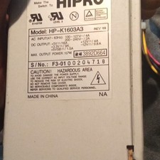 HIPRO K1603A3 157W PS TESTED  picture